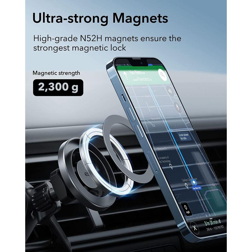 Automobilinis laikiklis ESR HaloLock Magnetic (pilkas)