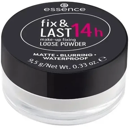 Essence Cosmetics "Fix and Last 14h" fiksuojamoji pudra 9,5g