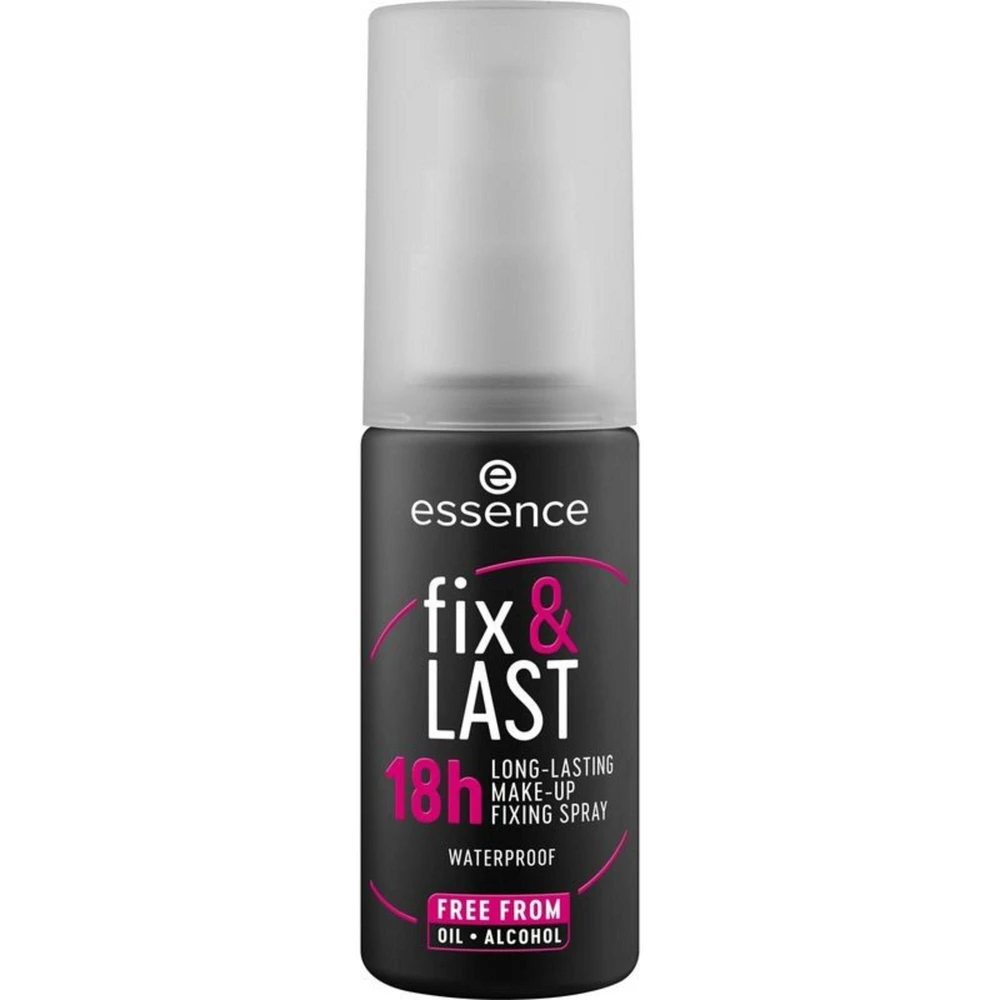 Essence Fix & Last Atsparus vandeniui Makeup Fixer Purškiklis, 50 ml