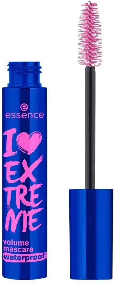 Essence I Love Extreme Volume atsparus vandeniui tušas blakstienoms 12 ml