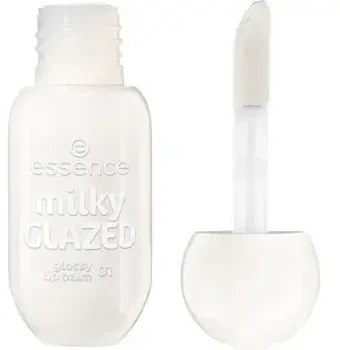 Essence Milky GLAZED Glossy lūpų balzamas - blizgus lūpų balzamas 4 ml 06 Cherry on Top