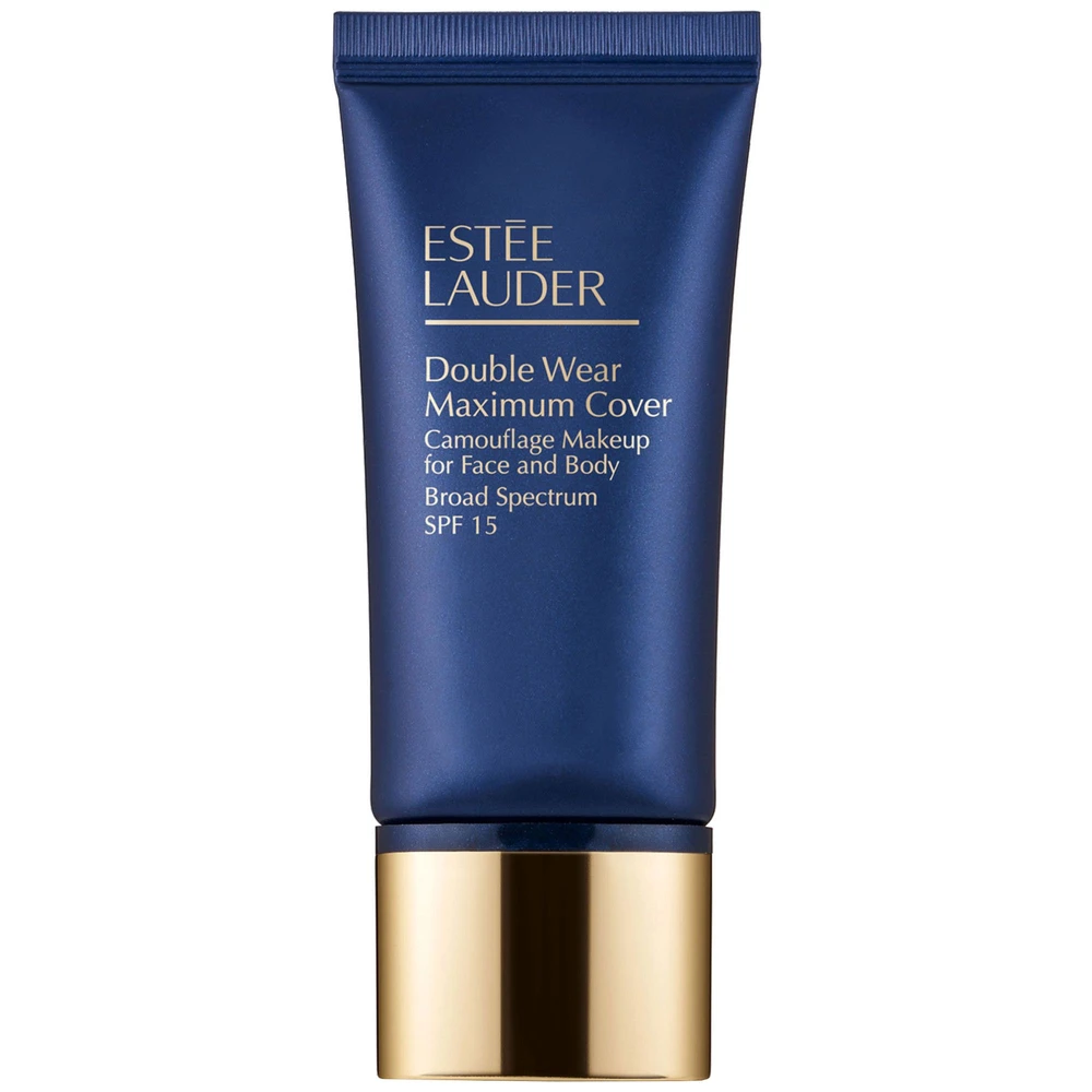 „Estee Lauder Double Wear Maximum Cover Camouflage“ skystas makiažo pagrindas, itin padengiantis odą, 2W1 Dawn SPF 15, 30 ml