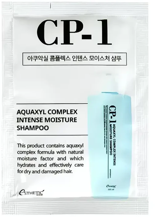Esthetic House CP-1 Aquaxyl Complex Intense Moisture šampūnas, 8 ml * 1 vnt.
