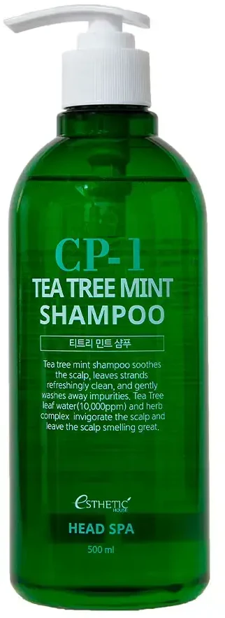 ESTHETIC HOUSE CP-1 arbatmedžio mėtų šampūnas 500 ml