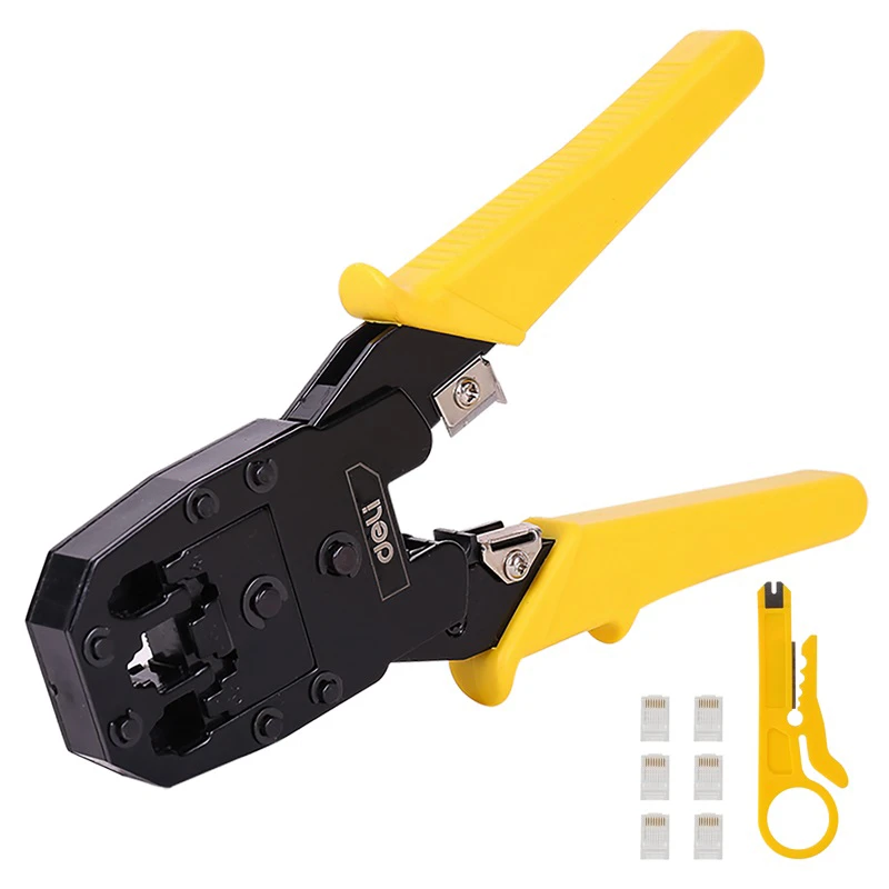 Įrankis Ethernet antgalių užspaudimui Deli Tools EDL2468