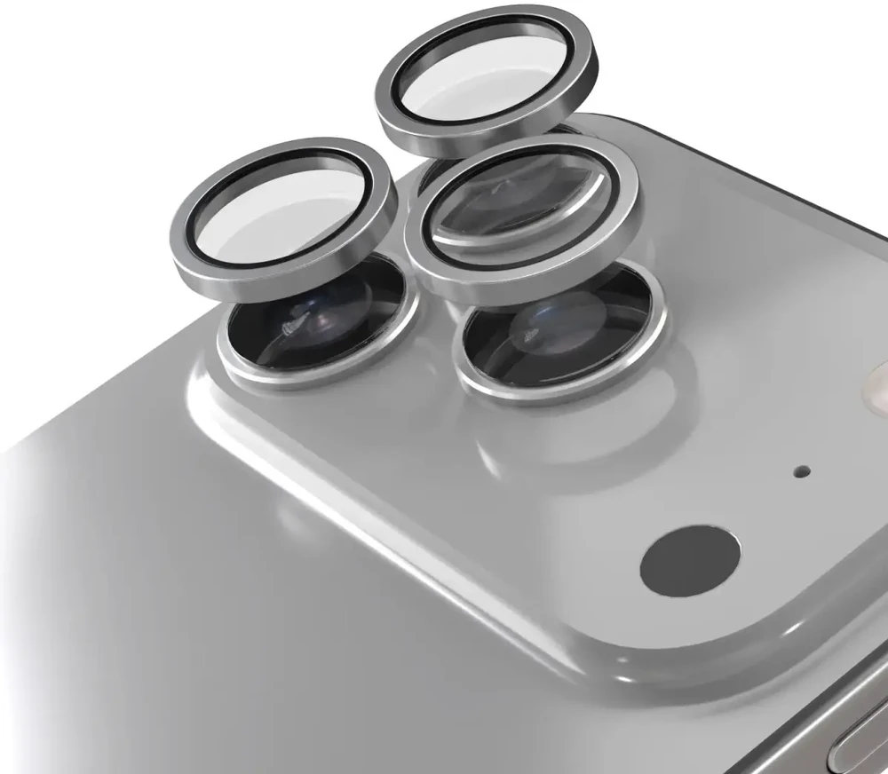 Telforceone Etteri camera lens protector for iPhone 17 Pro / 17 Pro Max pilkas