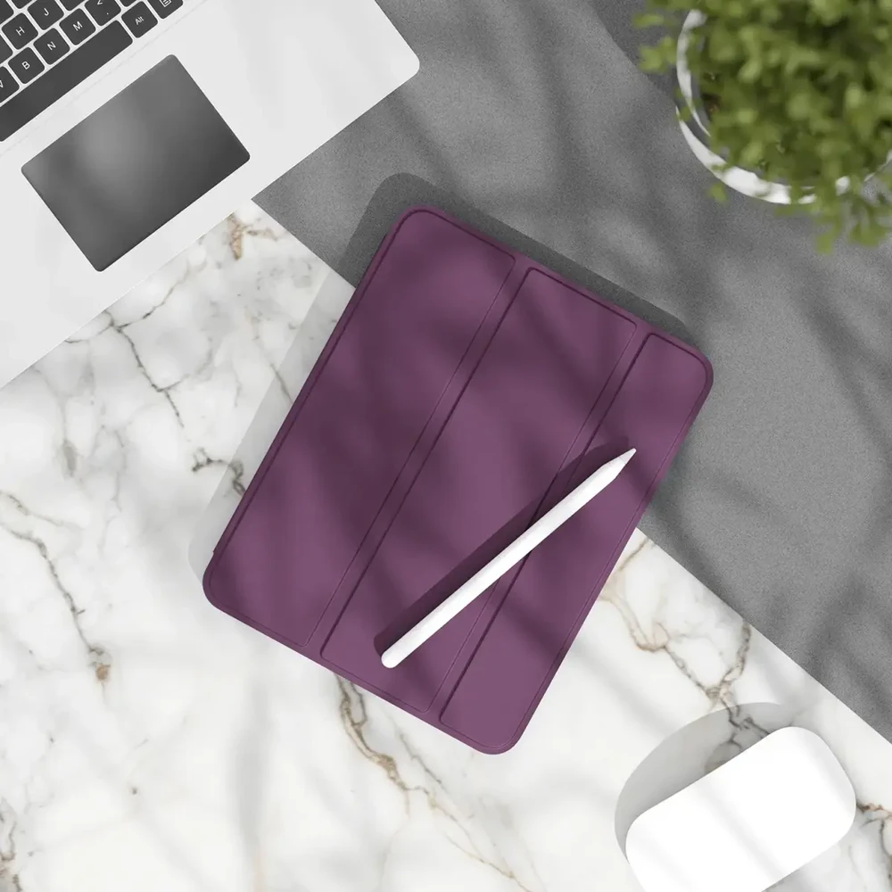 TelForceone Etteri case for Apple iPad 10 2022 10.9'' / iPad 11 A16 2025 / iPad 12 A19 2026 11'' dark cherry