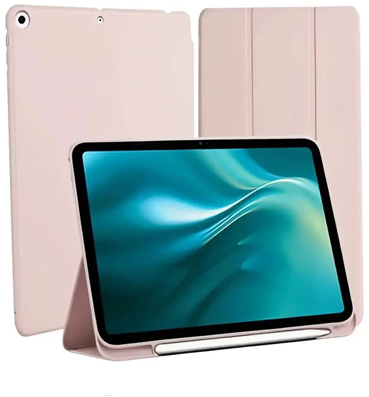 Telforceone Etteri dėklas, skirtas Apple iPad 7 2019 / 8 2020 / 9 2021 10,2 colio, šviesiai rožinės spalvos