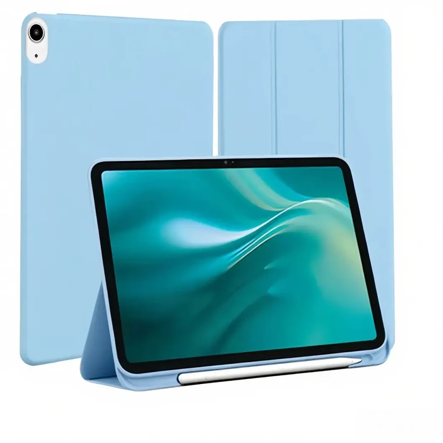 Telforceone Etteri dėklas, skirtas Apple iPad Air 4 2020 / 5 2022 10,9" / 6 2024 / 7 2025 / 8 2026 11" šviesiai mėlynas