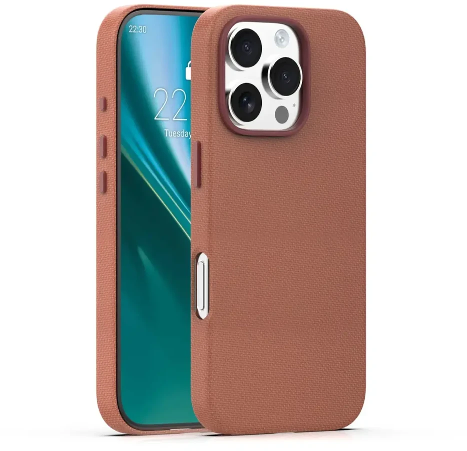 Telforceone „Etteri Elegant Mag“ dėklas, skirtas „iPhone 16 Pro Max 6,9“; rudas