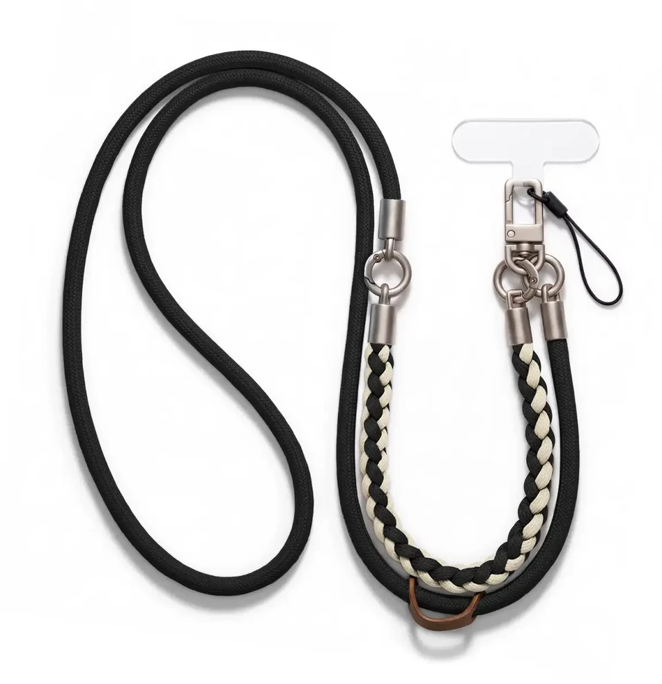 Telforceone Etteri flexi strap 2in1 for phones juodas