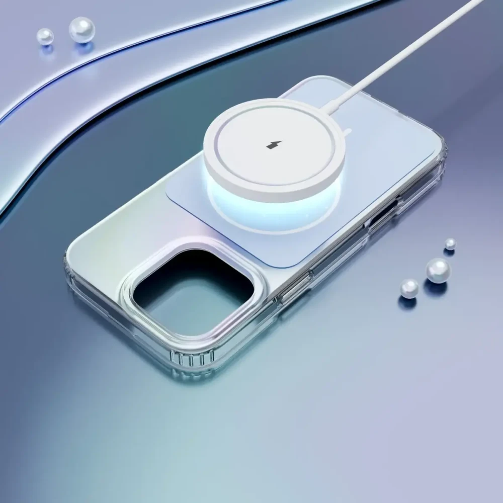 Telforceone „Etteri Hidden Pearl“ dėklas, skirtas „iPhone 16 6,1“; šviesiai mėlynas