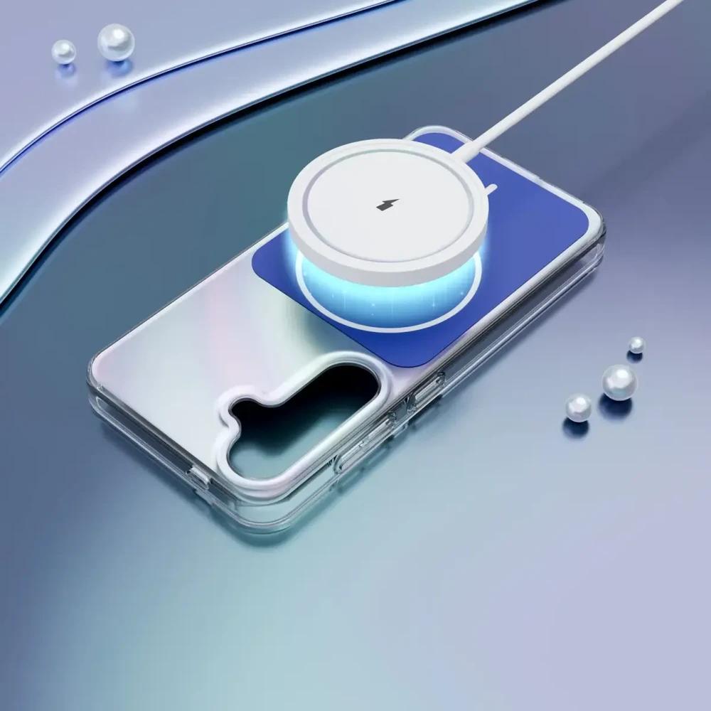 Etteri Hidden Pearl dėklas Samsung Galaxy S25 tamsiai mėlynas