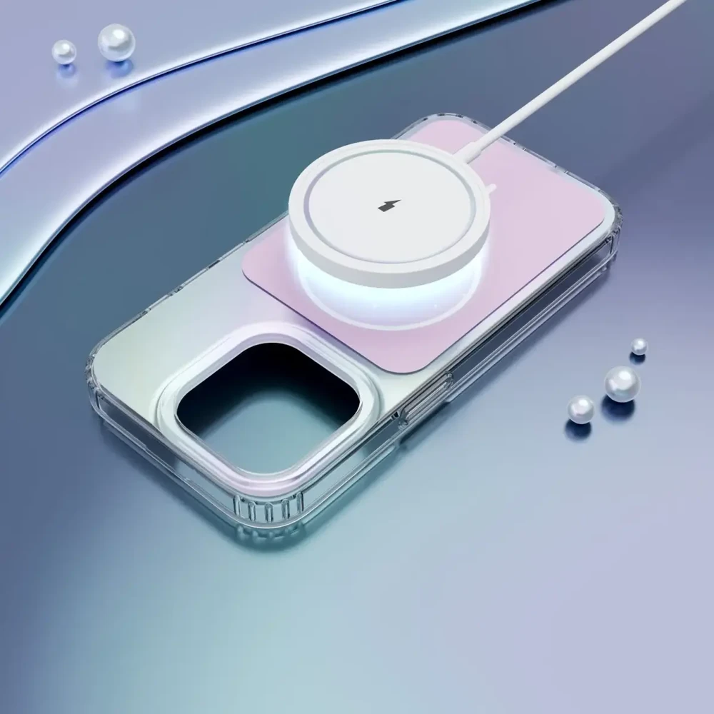 Telforceone „Etteri Hidden Pearl“ dėklas, skirtas „iPhone 14 Pro 6,1“; rožinis