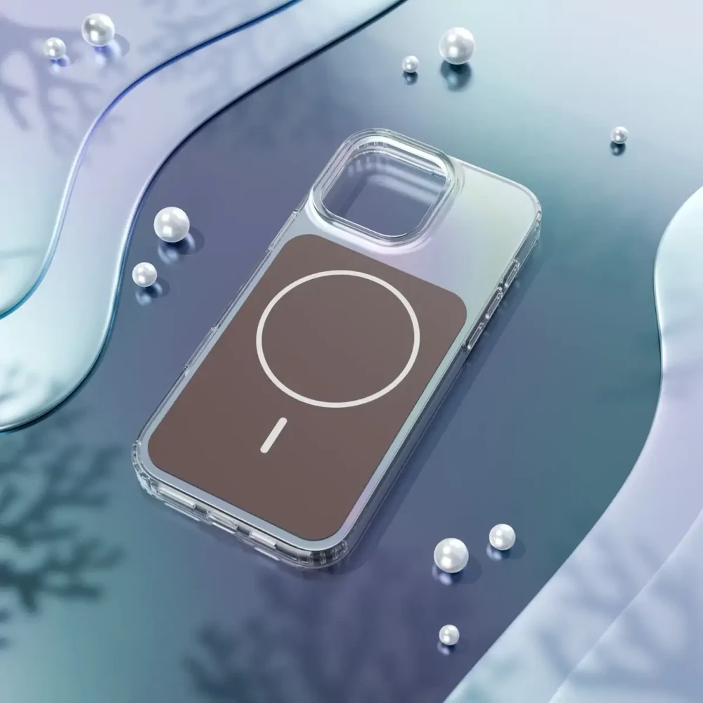 Telforceone „Etteri Hidden Pearl“ dėklas, skirtas „iPhone 16 Pro Max 6,9“; rudas