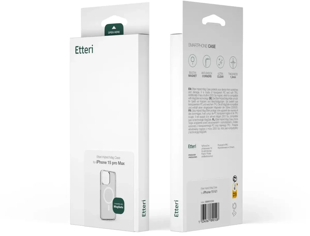 Dėklas Telforceone Etteri Hybrid Mag Apple iPhone 16 Plus 6.7"