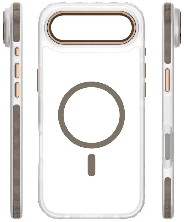 Telforceone Etteri Icy Mag dėklas iPhone 17 Air auksinis