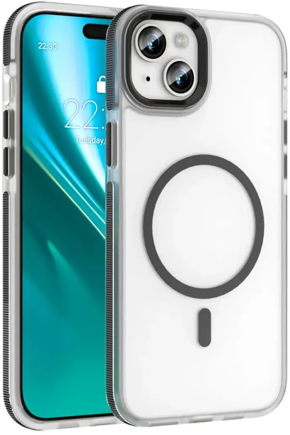 Telforceone „Etteri Icy Mag“ dėklas, skirtas „iPhone 14 6,1“; juodas