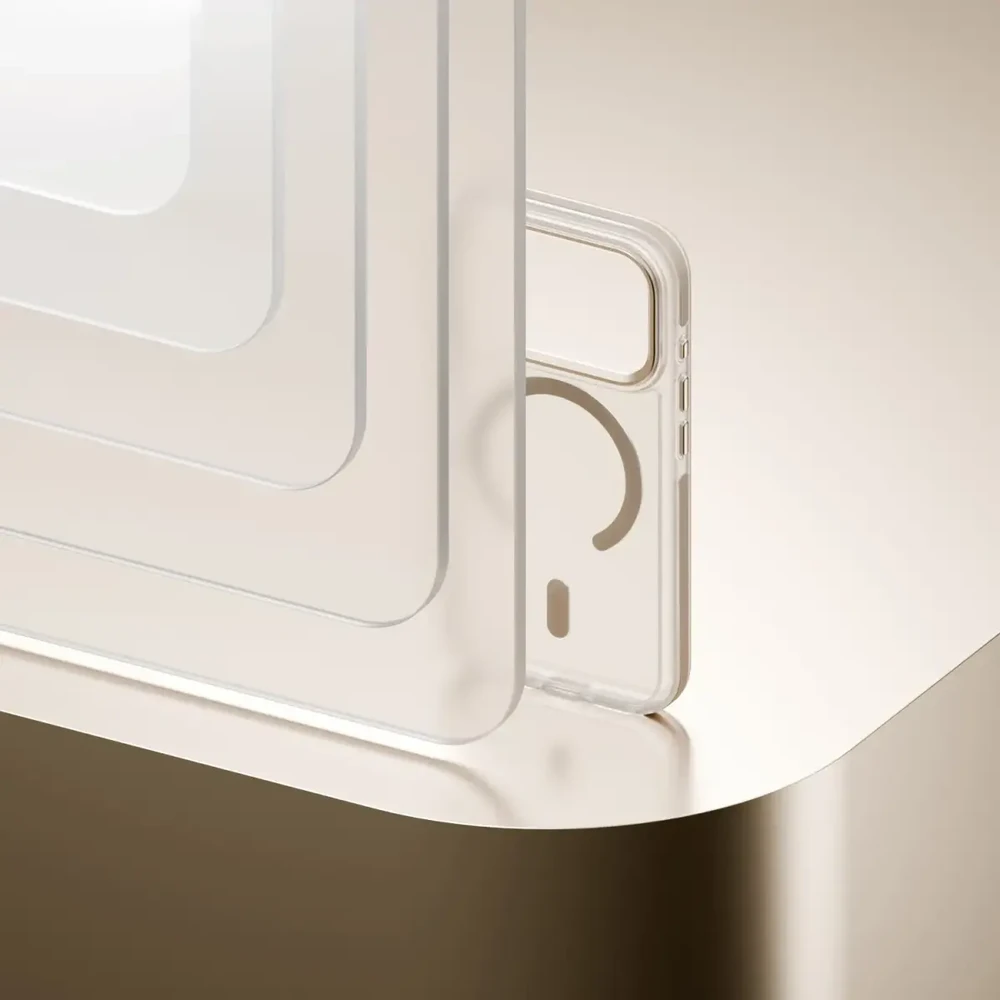 Telforceone Etteri Icy Mag dėklas iPhone 17 Pro Max auksinis