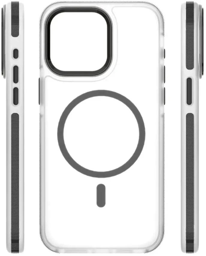 Telforceone „Etteri Icy Mag“ dėklas, skirtas „iPhone 15 Pro 6,1“; juodas