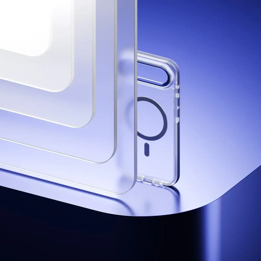 Telforceone Etteri Icy Mag dėklas, skirtas iPhone 17 Air mėlynai
