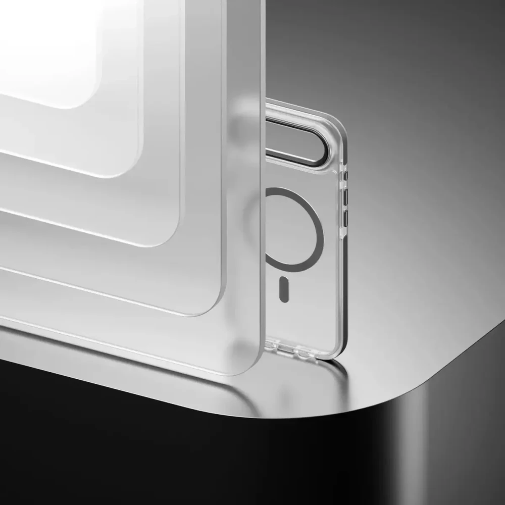 Telforceone Etteri Icy Mag dėklas iPhone 17 Air juodas