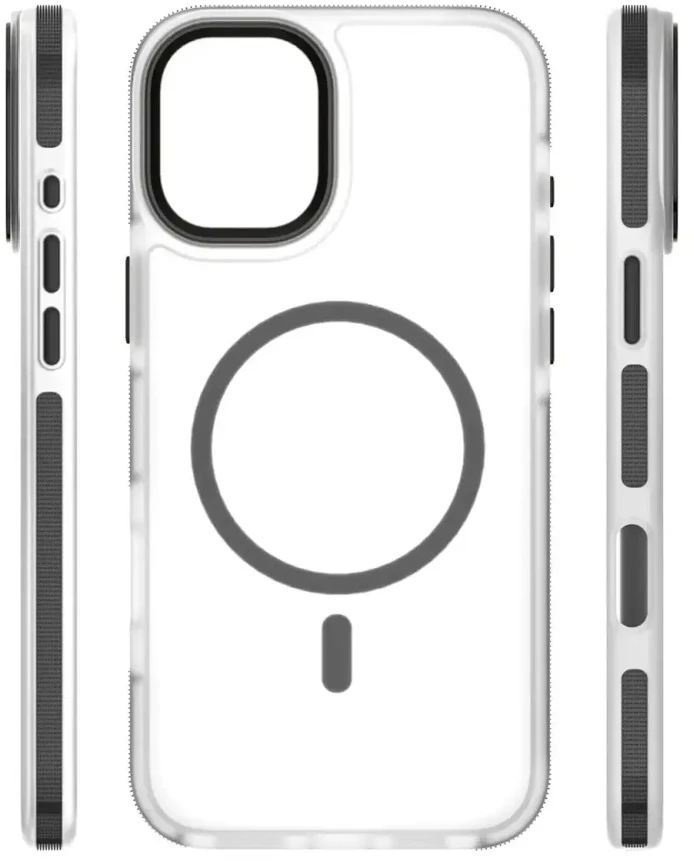 Telforceone „Etteri Icy Mag“ dėklas, skirtas „iPhone 16 6,1“; juodas
