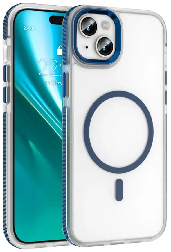 Telforceone „Etteri Icy Mag“ dėklas, skirtas „iPhone 13 6,1“; mėlynas