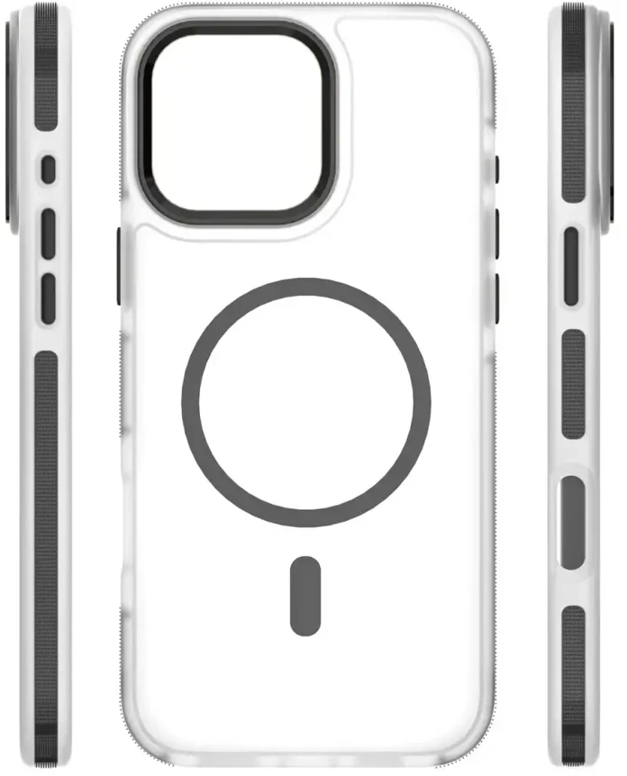 Telforceone „Etteri Icy Mag“ dėklas, skirtas „iPhone 16 Pro 6,3“; juodas