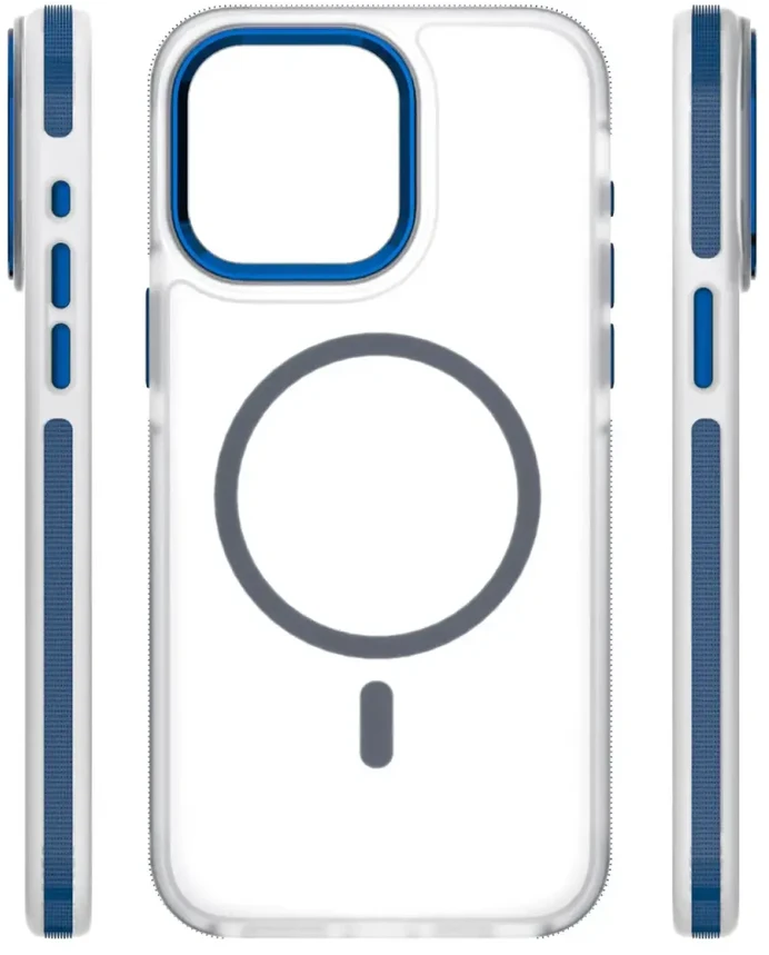 Telforceone „Etteri Icy Mag“ dėklas, skirtas „iPhone 15 Pro 6,1“; mėlynas