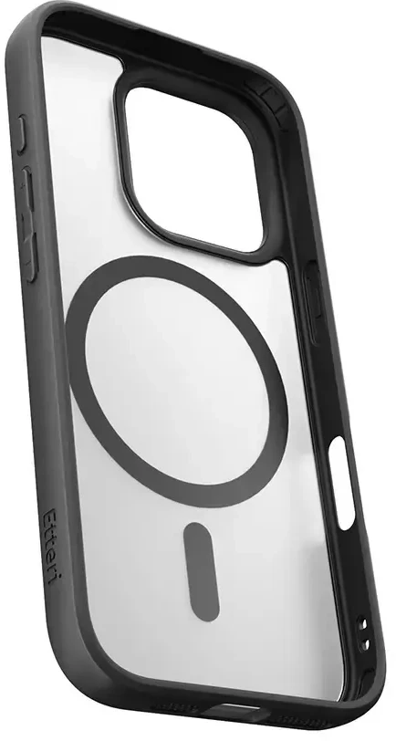 Dėklas Telforceone Etteri Matt Mag Apple iPhone 16 Pro 6.3" juoda spalva