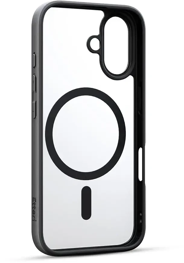 Dėklas „Telforceone Eteri Matt Mag“ Apple iPhone 16 6.1 colio juodas