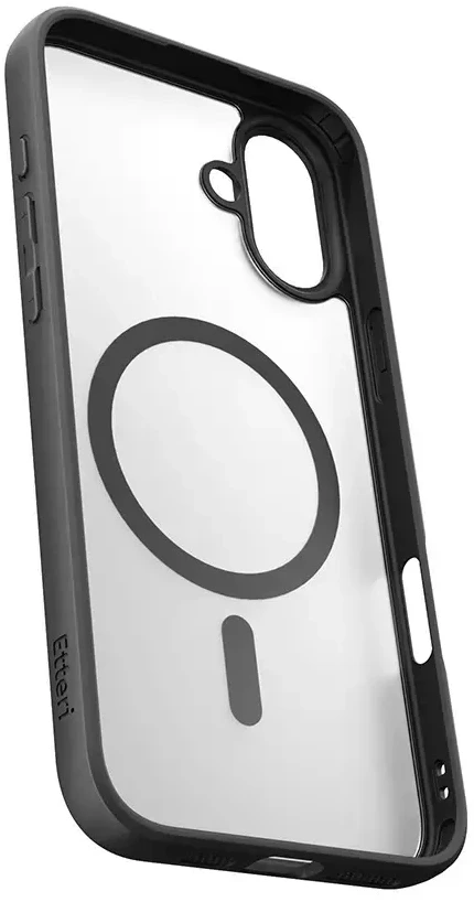 Dėklas Telforceone Eteri Matt Mag Apple iPhone 16 Plus 6.7" juoda spalva