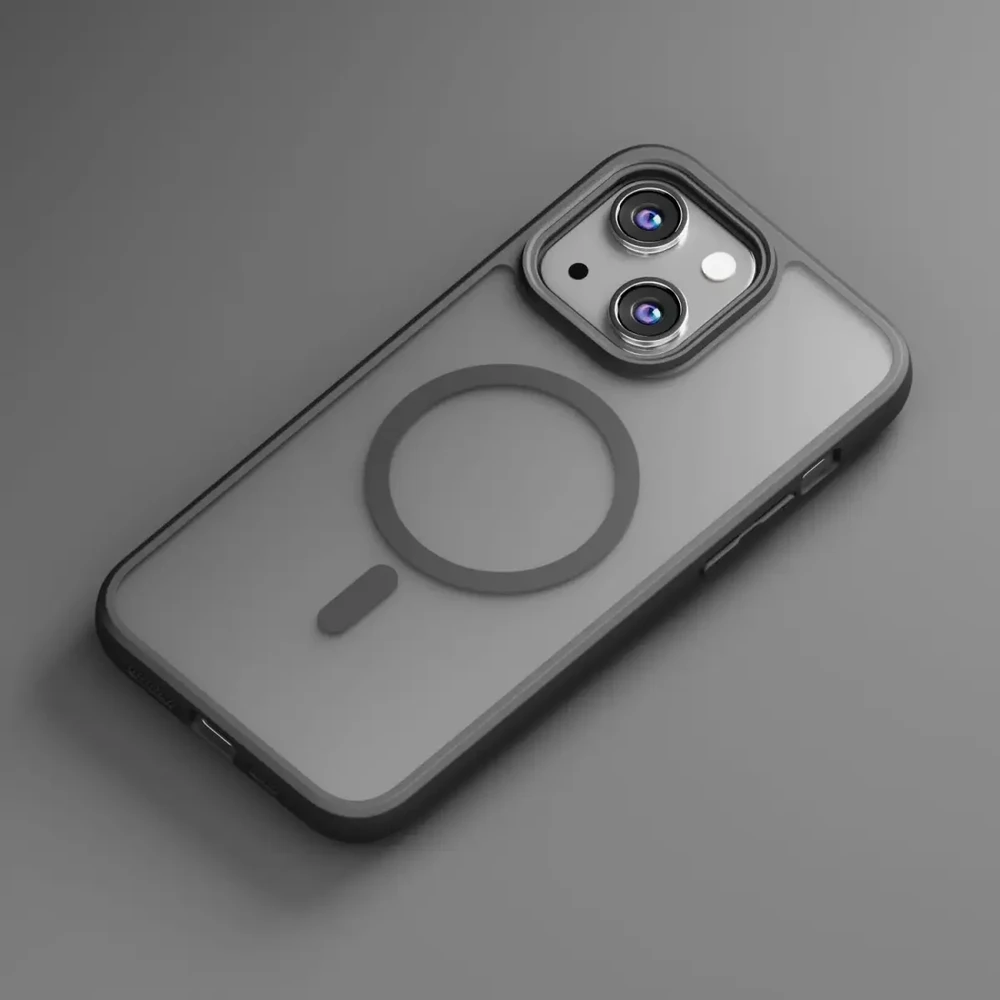 Etteri „Eteri Matt Mag“ dėklas, skirtas „iPhone 17“, juodas