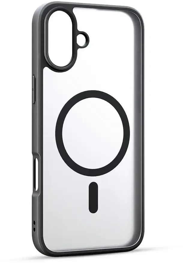 Dėklas Telforceone Eteri Matt Mag Apple iPhone 16 Plus 6.7" juoda spalva