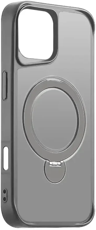 Telforceone Etteri Matt Mag Ring Apple iPhone 16 Plus 6,7" dėklas telefonui pilkos spalvos
