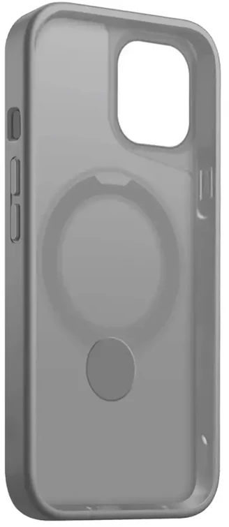 Telforceone Etteri Matt Mag Ring Apple iPhone 12 / 12 Pro 6,1" dėklas telefonui pilkos spalvos
