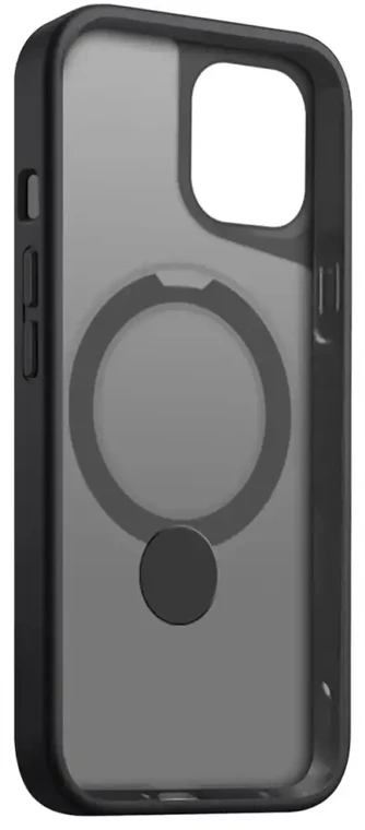 Telforceone Etteri Matt Mag Ring Apple iPhone 12 / 12 Pro 6,1" dėklas telefonui juodos spalvos