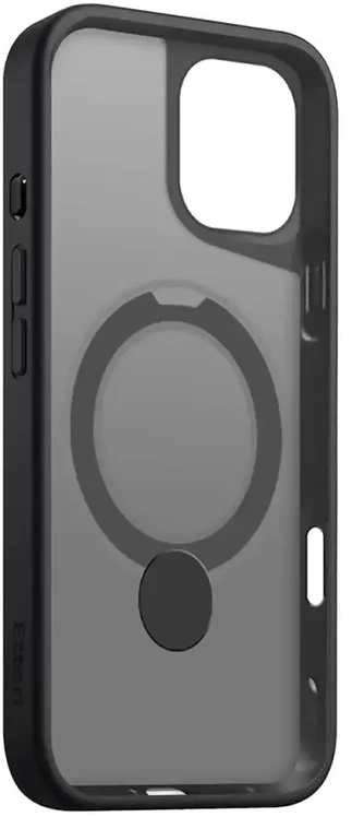Telforceone Etteri Matt Mag Ring Apple iPhone 16 Plus 6,7" dėklas telefonui juodos spalvos