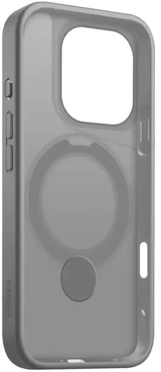 Telforceone Etteri Matt Mag Ring Apple iPhone 16 Pro 6,3" dėklas telefonui pilkos spalvos
