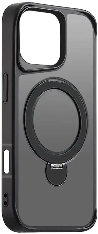 Telforceone Etteri Matt Mag Ring Apple iPhone 16 Pro Max 6,9" dėklas telefonui juodos spalvos
