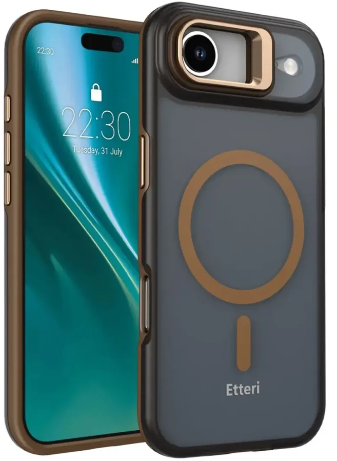 Etteri Telforceone „iPhone 17 Air“ dėklas „After Morning Fog“, rudas