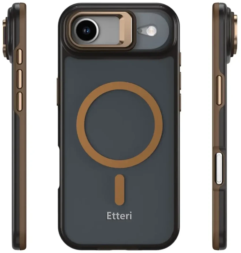 Etteri Telforceone „iPhone 17 Air“ dėklas „After Morning Fog“, rudas