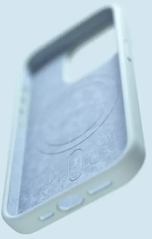 Etteri silikoninis Mag dėklas Samsung Galaxy A37 5G šviesiai mėlynas