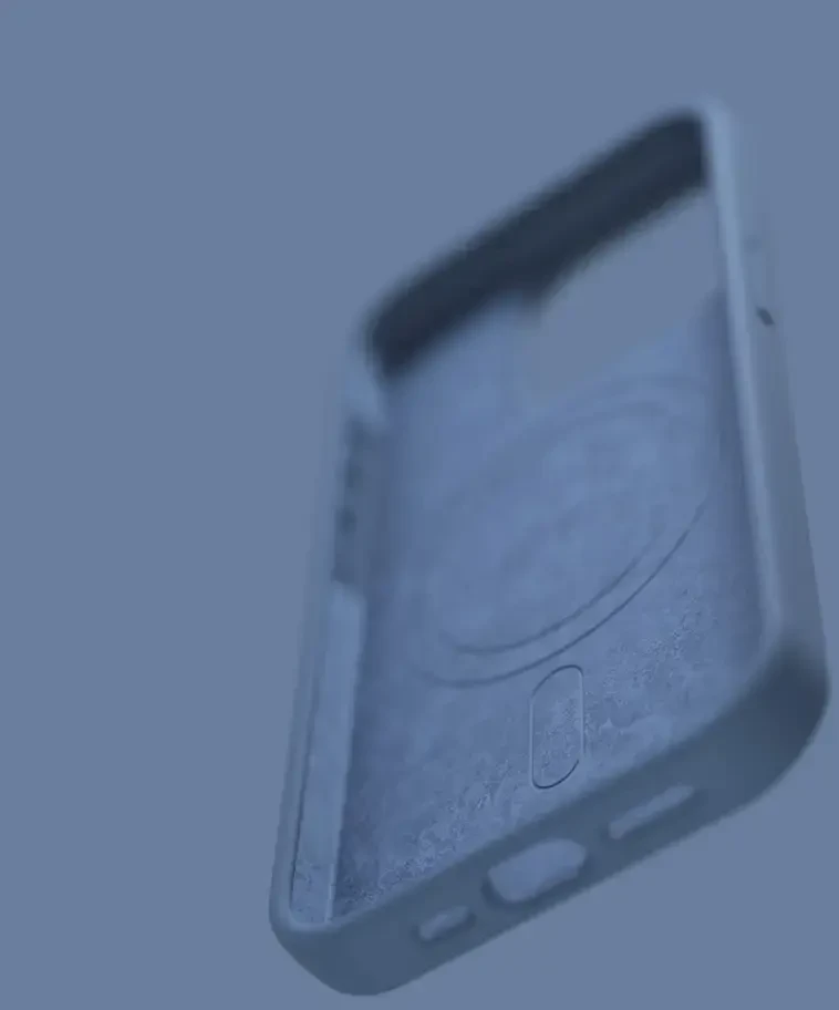 Etteri silikoninis Mag dėklas, skirtas Samsung Galaxy A57 5G, tamsiai mėlynas