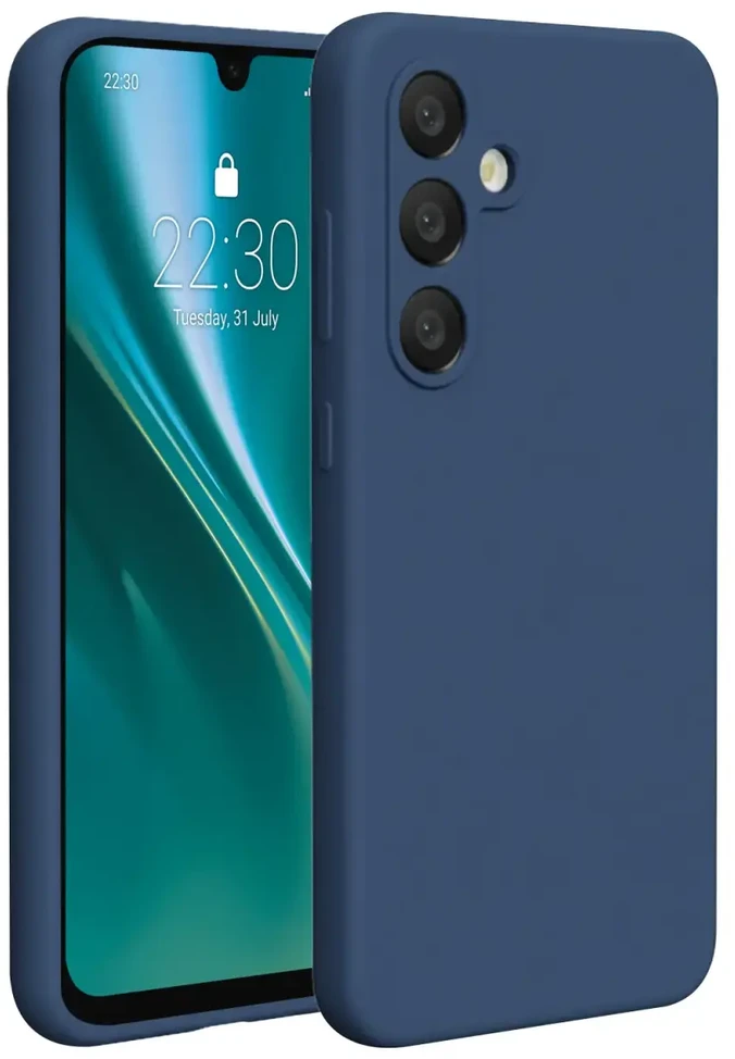 Telforceone Etteri Silicone Mag dėklas, skirtas Samsung Galaxy S26 tamsiai mėlynas