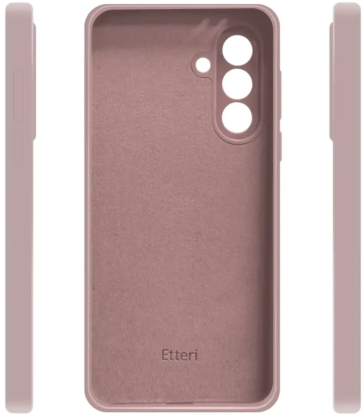 Etteri silikoninis dėklas Samsung Galaxy S24 FE šviesiai rožinis
