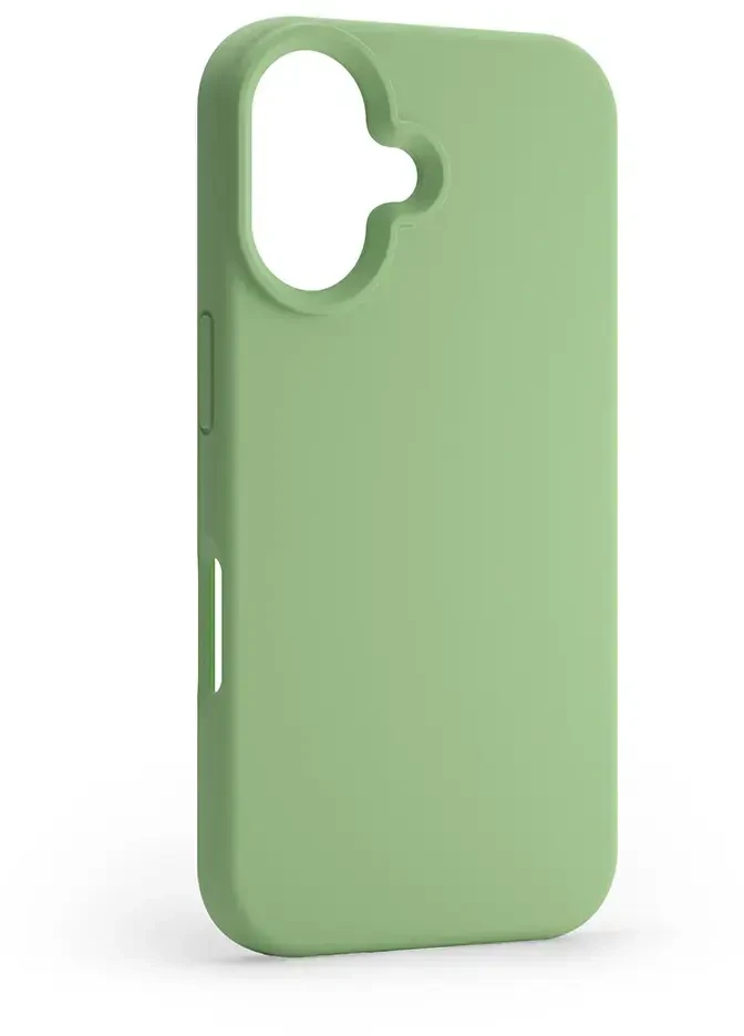 Dėklas Telforceone Etteri Silicone Mag Apple iPhone 16 6,1" šviesiai žalios spalvos