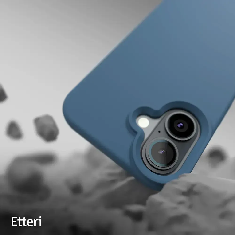 Telforceone Etteri silikoninis „Mag“ dėklas, skirtas iPhone 17 Pro Max / 18 Pro Max, tamsiai mėlynas