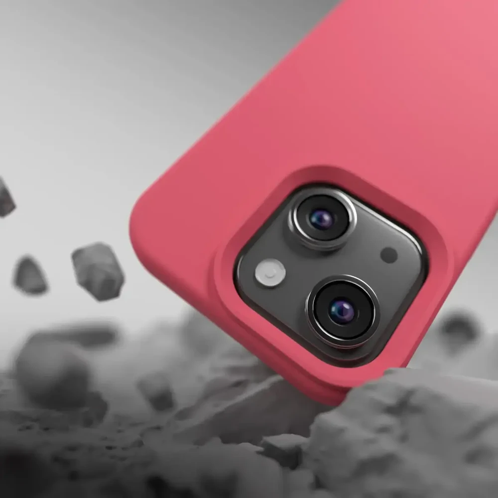 Telforceone Etteri silikoninis dėklas Apple iPhone 13 6.1" aviečių